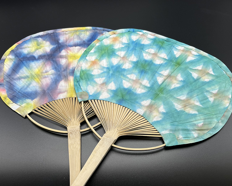 和紙染めうちわ体験